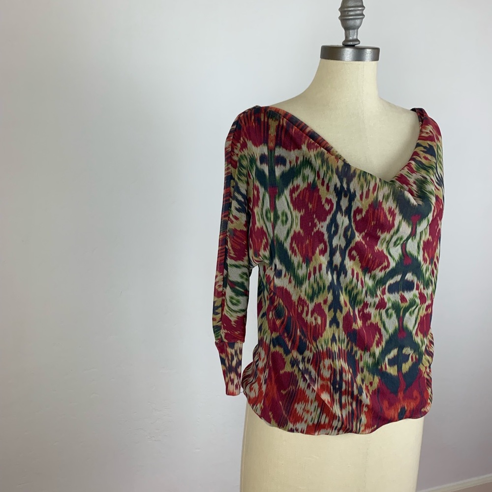 Anthropologie Weston Wear Semi Sheer Blouse - Picture 2 of 7